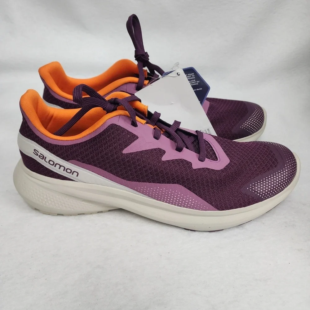 Salomon Impulse 415982 Womens 10 Sneakers Grape Wine Purple Trail Running Shoes